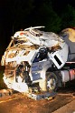 VU Gefahrgut LKW umgestuerzt A 4 Rich Koeln Hoehe AS Gummersbach P772